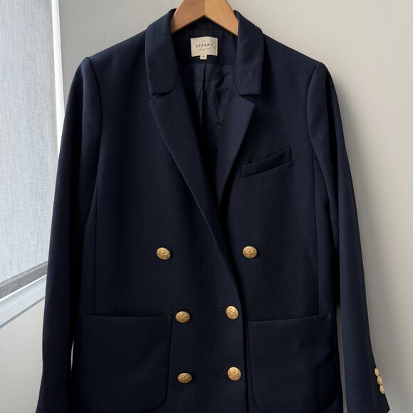 Sezane Michele Jacket Navy - Picture 4 of 8